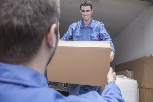 Professional removals team planning a Greenford home move
