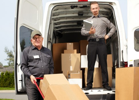 Careful handling of household items during a Greenford small removal
