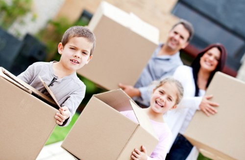 Business removals and storage solution in Greenford with organized office equipment