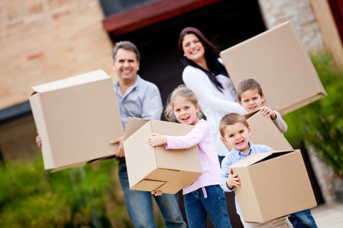 Home removal assistance in Greenford with moving van