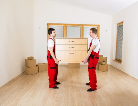 Professional small removals team supporting a Greenford move